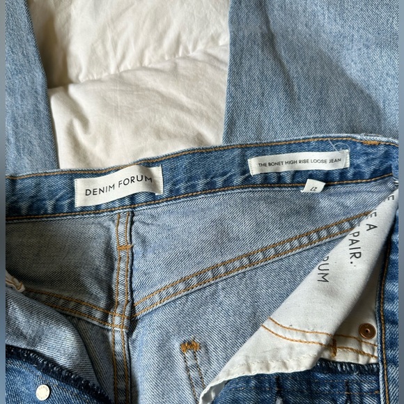 denim forum (bonet high rise loose jean) - Picture 3 of 3